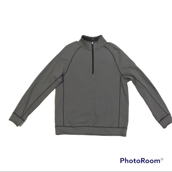 Tommy Bahama Reversible Flipshore Half-Zip Sweater Men’s Size-M - Picture 7 of 13
